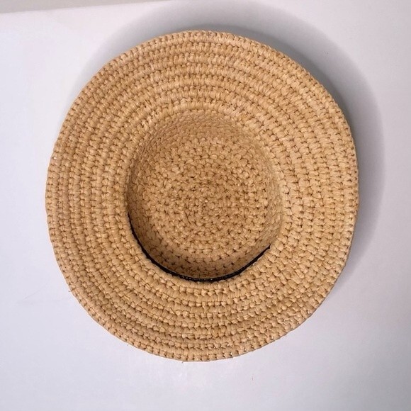 Helen Kaminski Australia Raffia Sun Hat Boho Bohemian Coastal Vacation